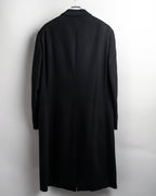"ARMANI COLLEZIONI" Classic detail cashmere blend long chester coat