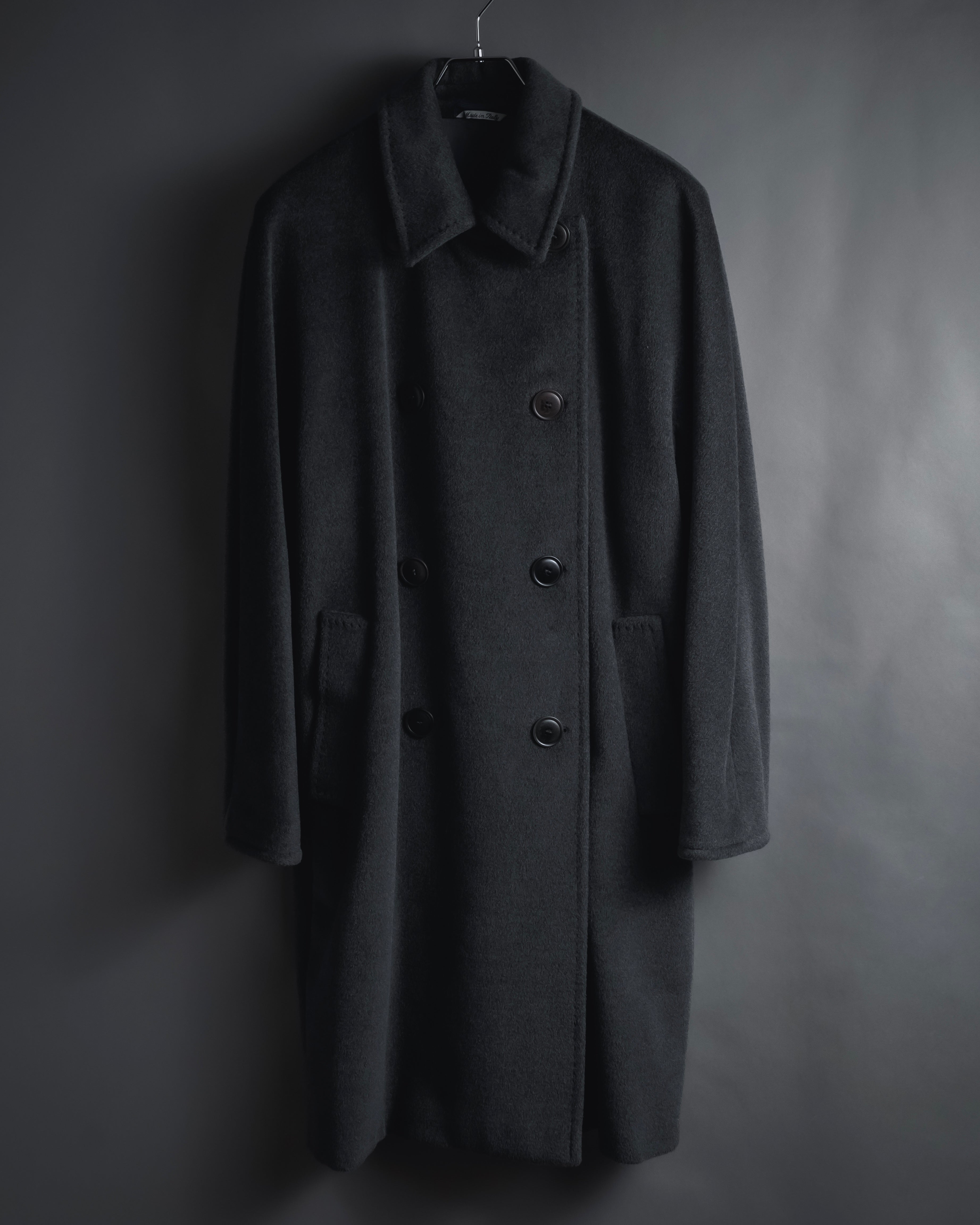 "MARINA RINALDI" Double-breasted minimal over coat