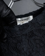 "COMME des GARCONS" 20SS Floral motif lace pullover