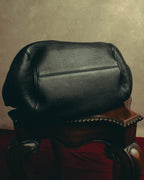 “Salvatore Ferragamo” 00’s-10’s Gancini pebbled leather handbag