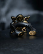 "LOUIS VUITTON"　Geometric color stone ring