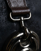 "BALENCIAGA" Circle lock design leather doctor bag