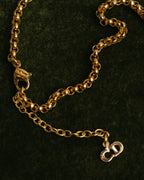 "Christian Dior" 80's-90's Romantic heart charm necklace