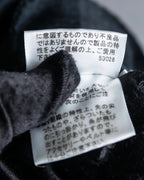 "BURBERRY" Tone-on-tone check pattern flared skirt