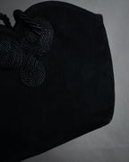 “Salvatore Ferragamo” 90’s Knot handle suede bag