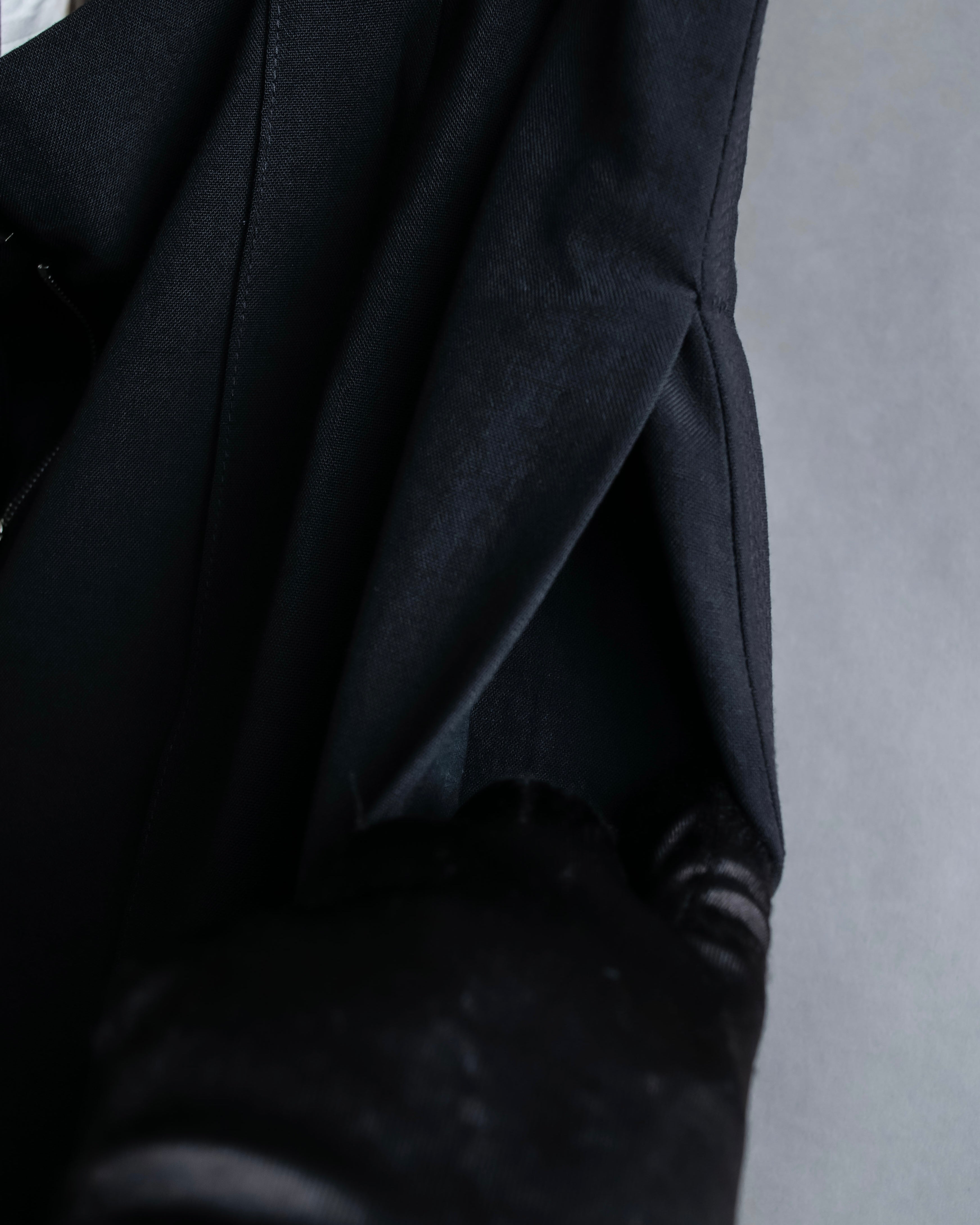 "LOEWE" Deep pleat tapered draped slacks