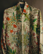 -SPECIAL- “GUCCI” 2015-2022 Botanical printed silk shirt