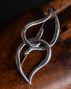 "Tiffany&Co" 1987 Leaf motif silver925 brooch