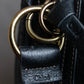 "Chloe" Eclipse series logo engraved leather mini boston bag