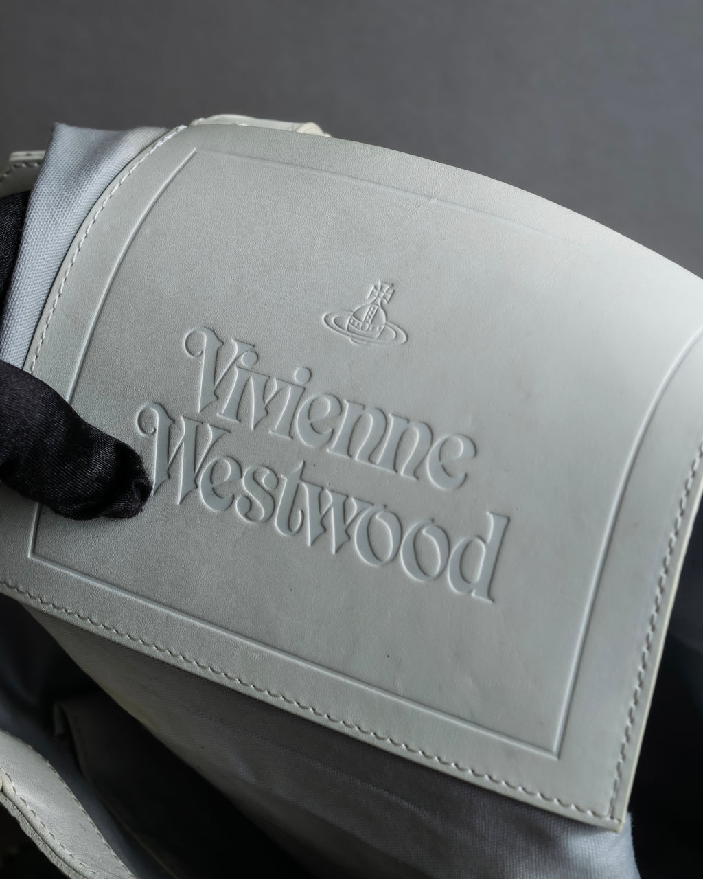 "Vivienne Westwood" Monotone python leather handbag