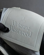 "Vivienne Westwood" Monotone python leather handbag