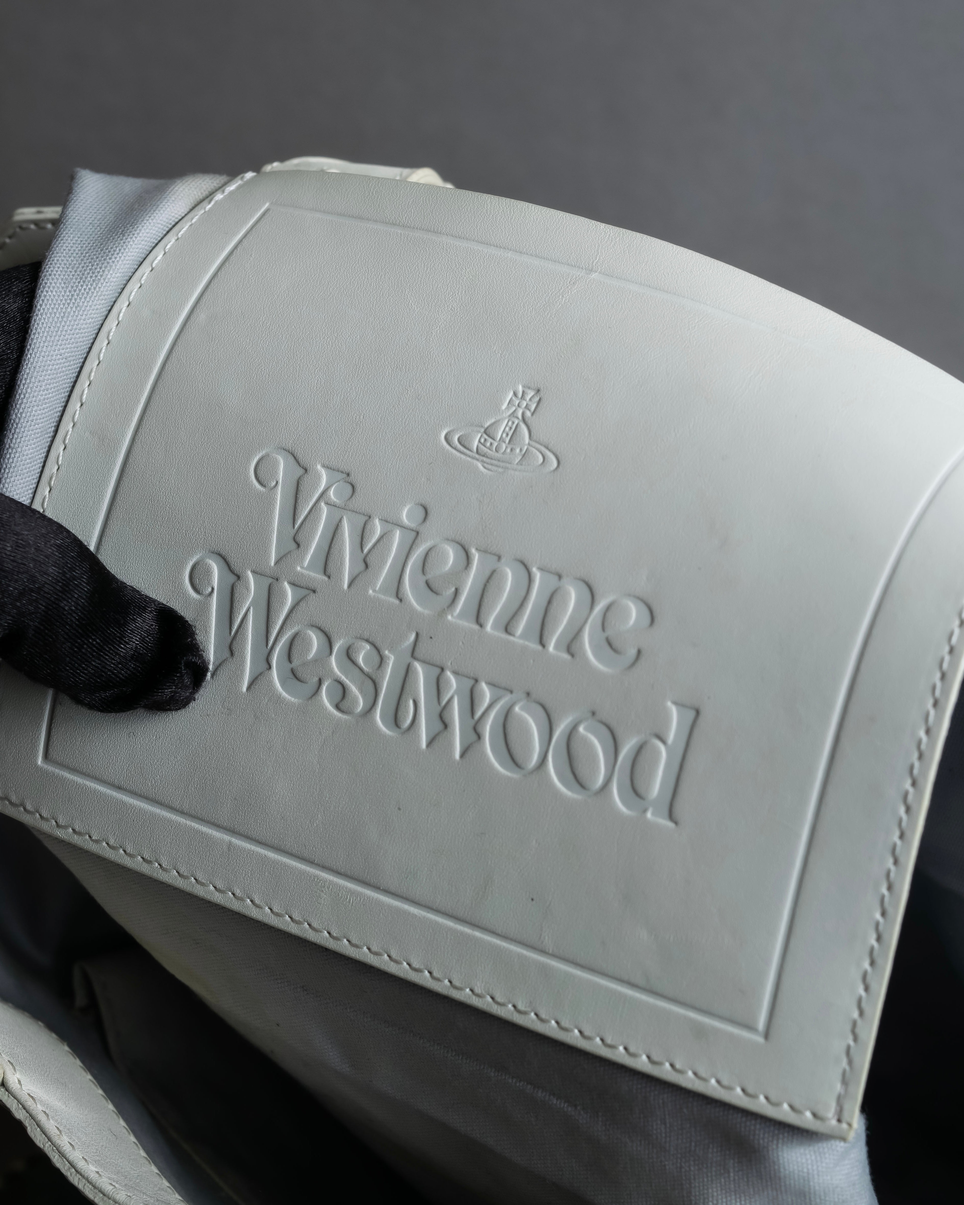 "Vivienne Westwood" Monotone python leather handbag