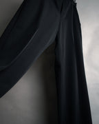 “EMPORIO ARMANI” 90’s-00’s High-waisted wide slacks