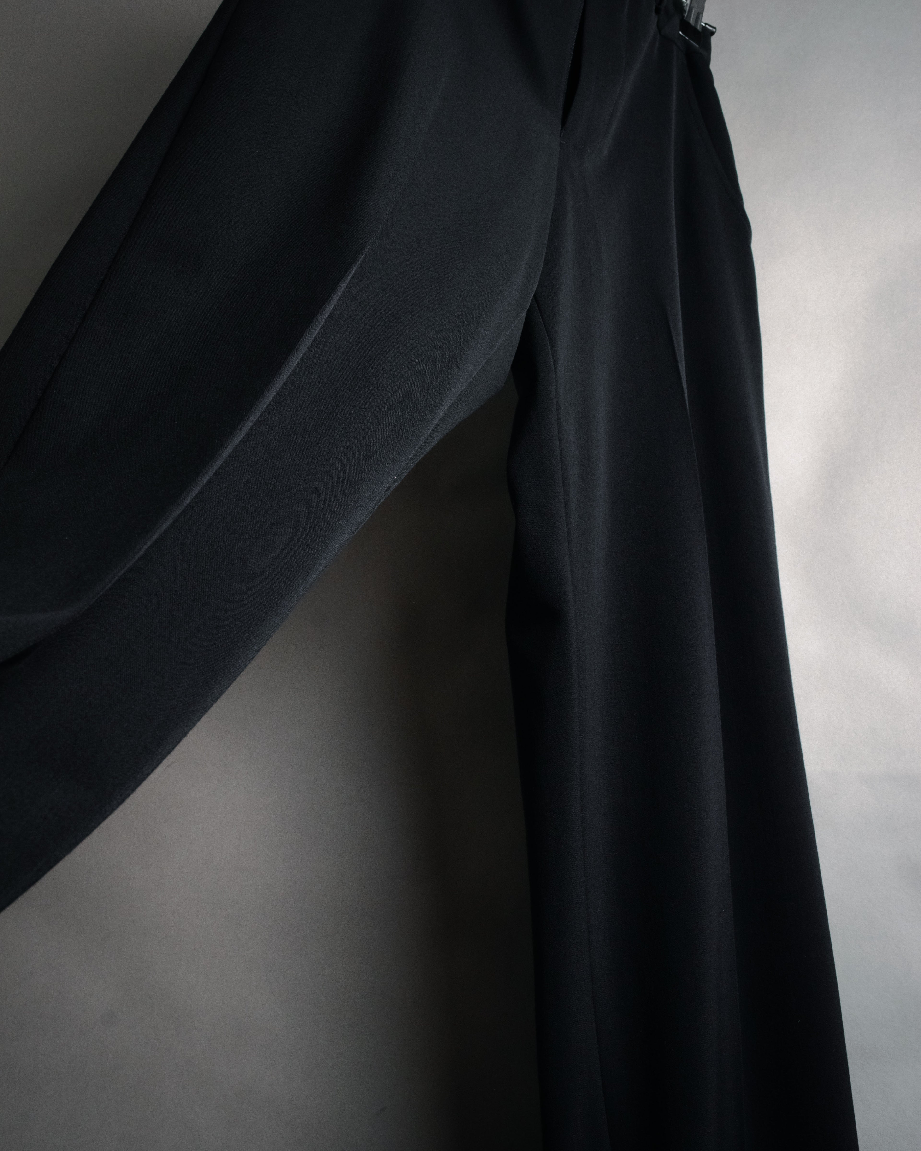 “EMPORIO ARMANI” 90’s-00’s High-waisted wide slacks