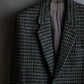 "GIORGIO ARMANI" Twill houndstooth pattern tailored jacket