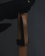 "HERMES" Chaine d'Ancre motif buckle leather belt