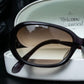 "Vivienne Westwood" Engraved temple logo oval sunglasses