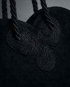 “Salvatore Ferragamo” 90’s Knot handle suede bag