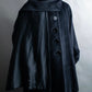 "DIOR" Cape docking fluffy mid length coat