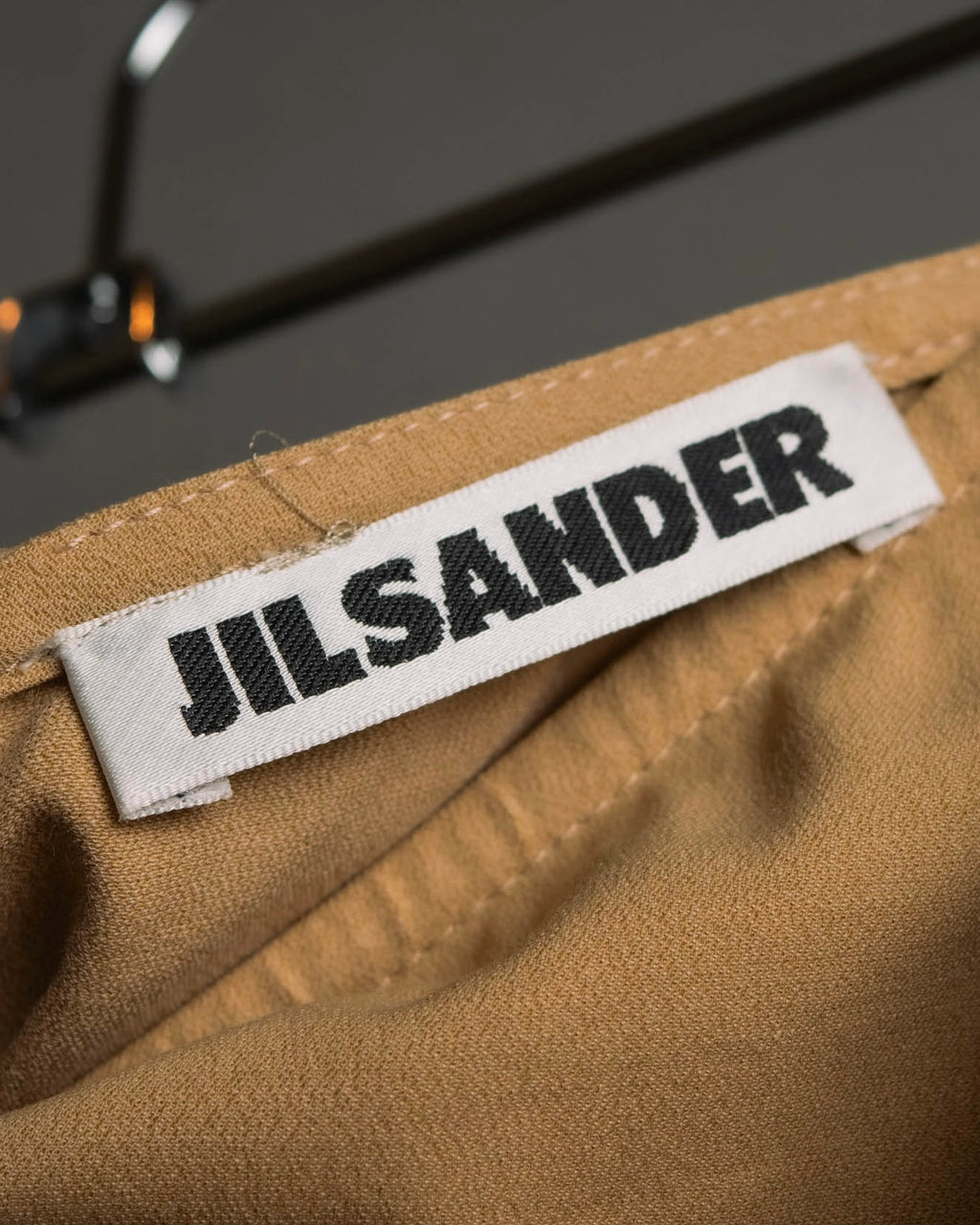 “JIL SANDER” 90’s-00’s Minimal side slit long skirt