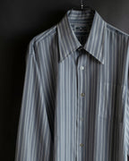 "Vintage multi-stripe pattern shirt"