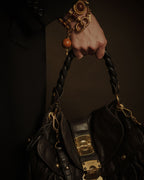 –SPECIAL– "miu miu" 00’s archival matelassé coffer bag