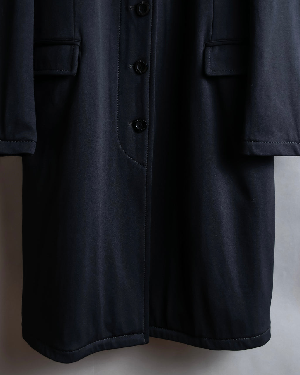 "FENDI" Pecan pattern design mid length stand up collar coat