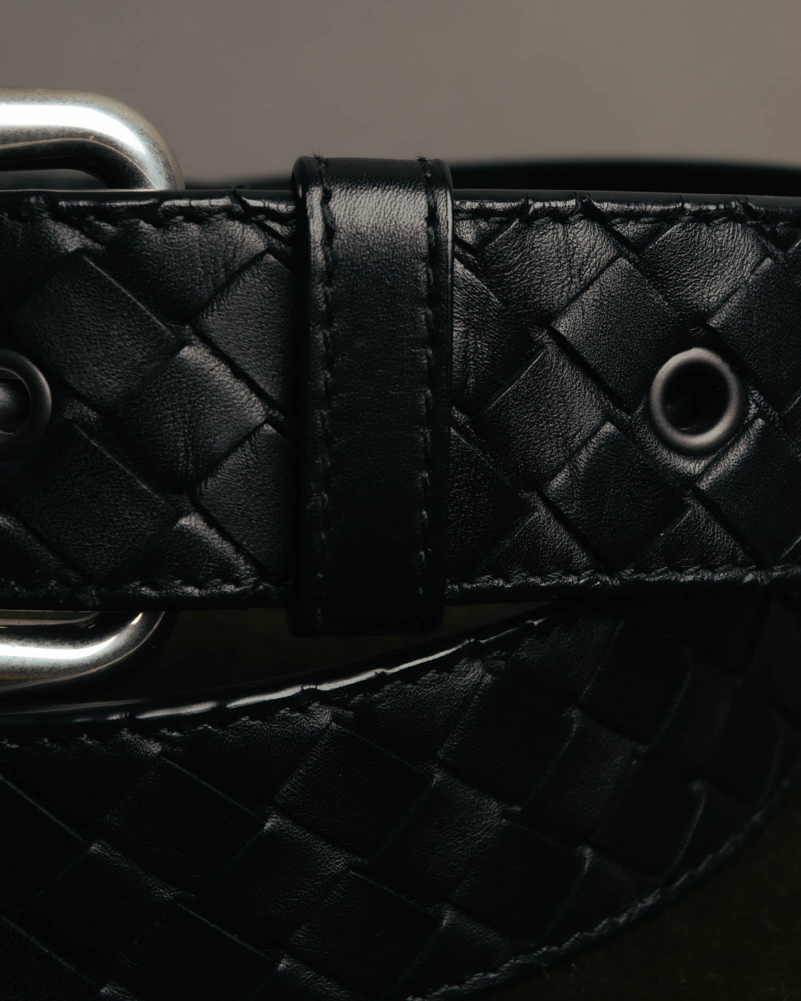 "BOTTEGA VENETA" 00's-10's Intrecciato leather belt