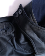 Chloe/ Beautiful A-Line Silhouette Trench Coat Navy