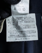 "COMME des GARCONS" Box pleated belted corset skirt