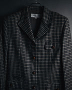 "Christian Dior SPORTS" 80’s-90’s british check tweed jacket