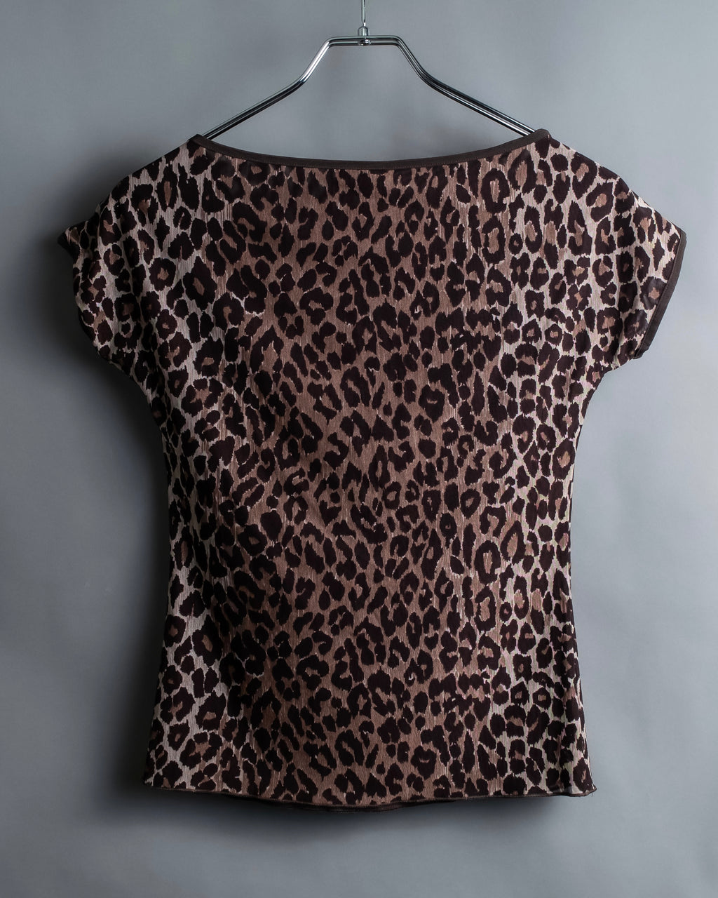 "DOLCE & GABBANA" Leopard print short cut and sew