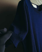 "JOHN SMEDLEY" 90's-00's Fine gauge short sleeve wool knit sweater