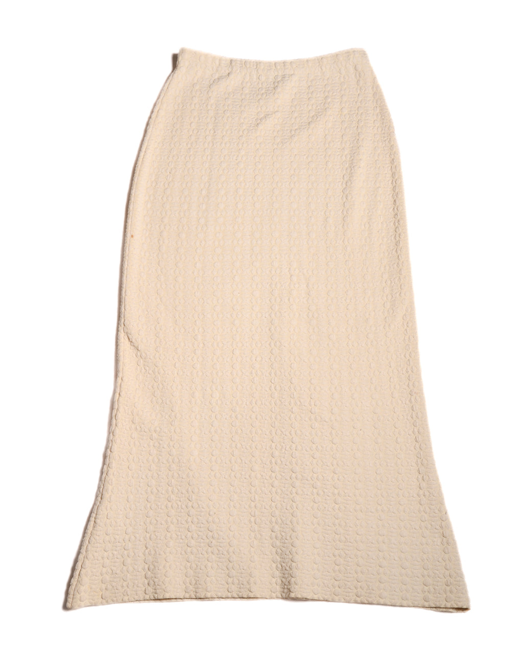JIL SANDER/ Patterned Easy Skirt White