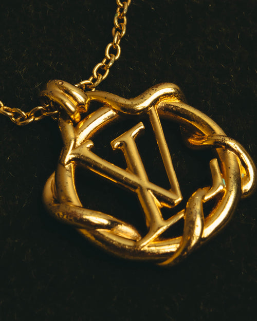 "Louis Vuitton" 2010's Gold-tone chain necklace