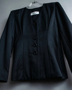 “Christian Dior” Beautiful shape no collar jacket