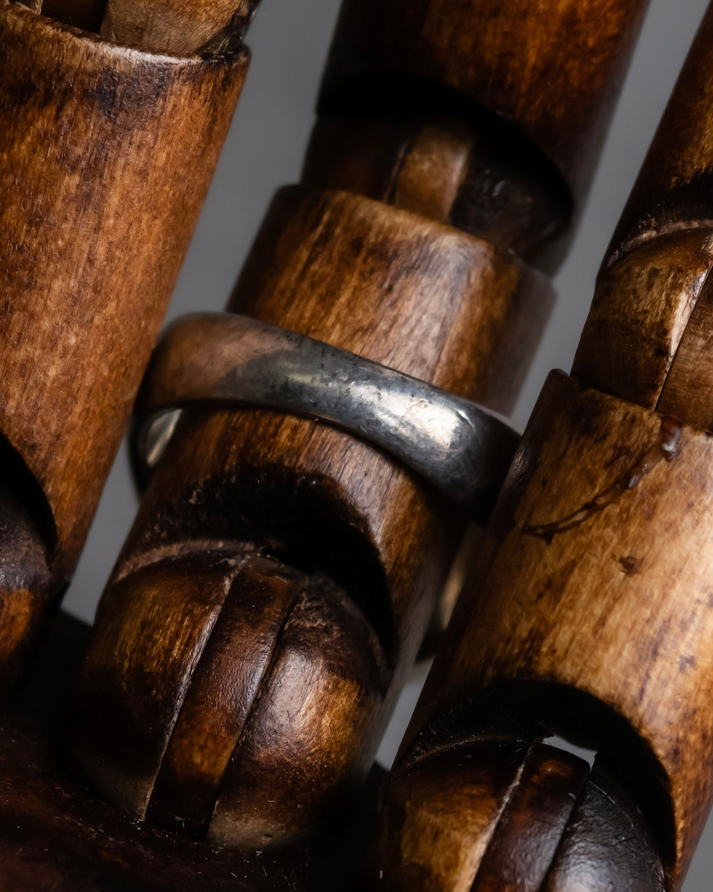 "MAISON MARGIELA" 18SS signet design silver ring