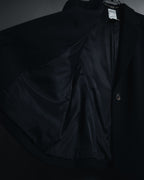 "CELINE" 90’s-00’s Stretch wool single-button blazer