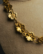 -SPECIAL- “CHANEL” 80’s-90’s ornate gold chain necklace