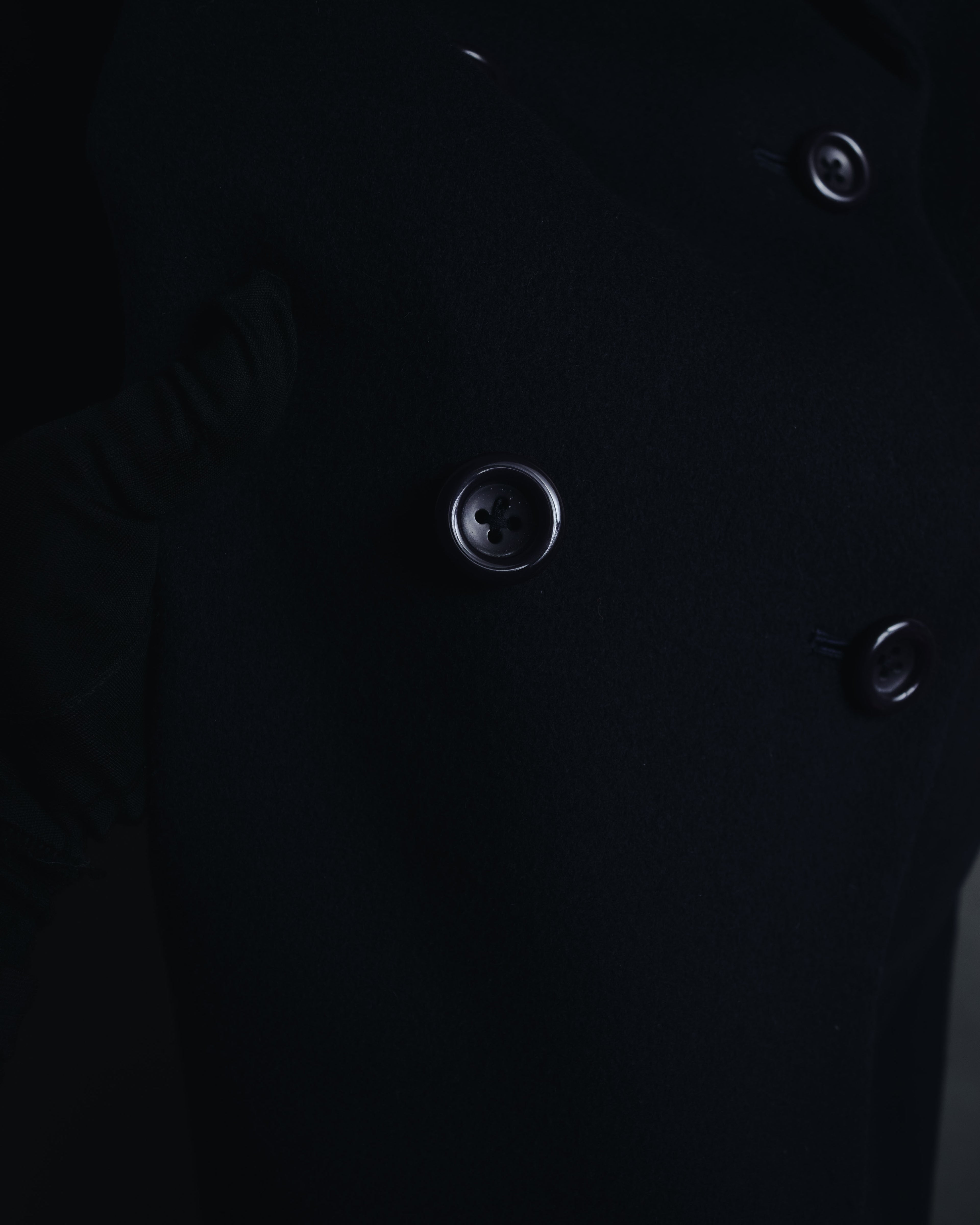 –SPECIAL– "BURBERRYS" Late 80’s-early 90’s wool and cashmere double-breasted chester coat