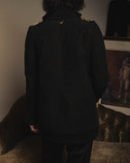 “GUCCI” Late 00’s military detail cotton long jacket