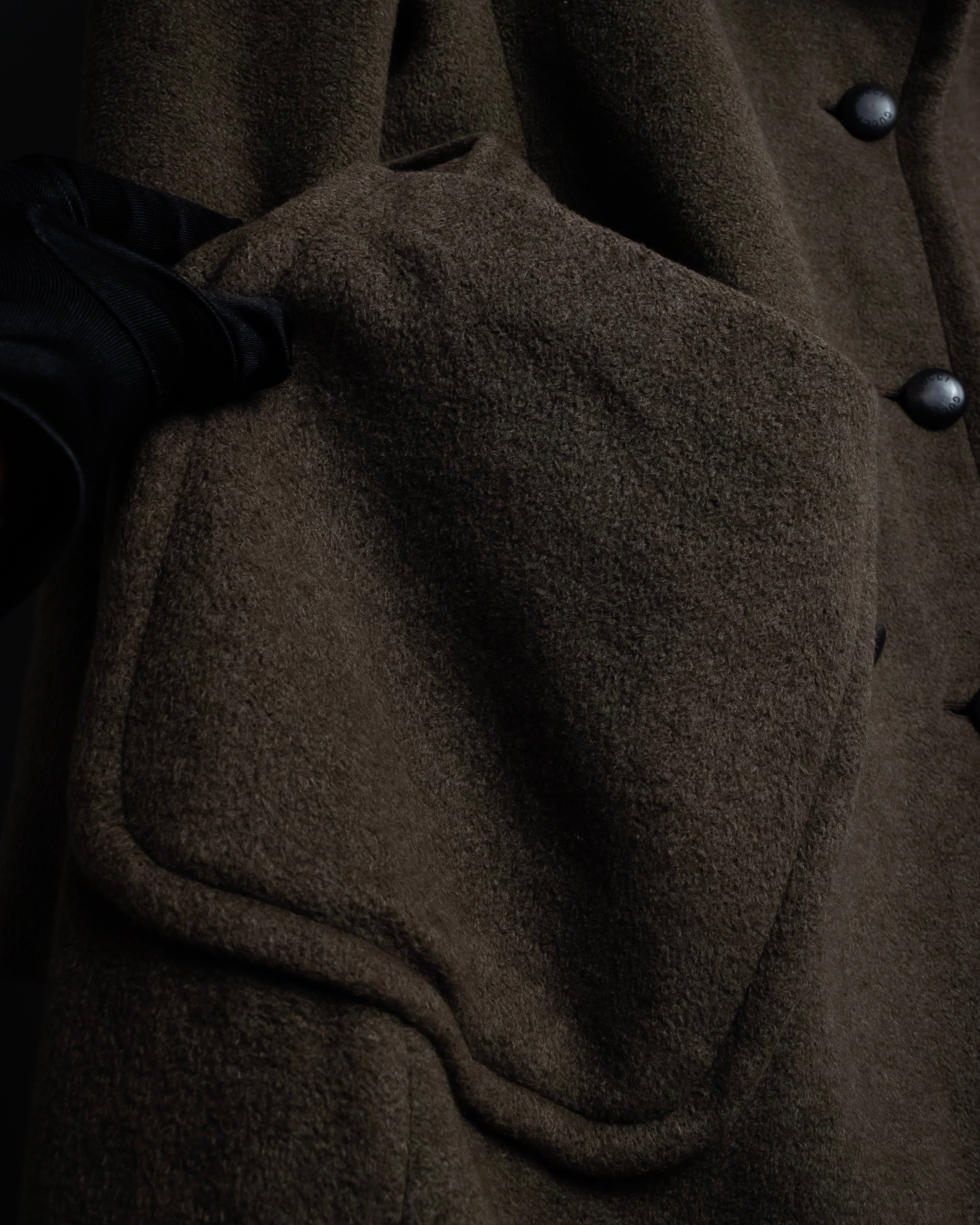 -SPECIAL- “GUCCI × ZAMASPORT” 1989–1994 Double Breasted Long Coat