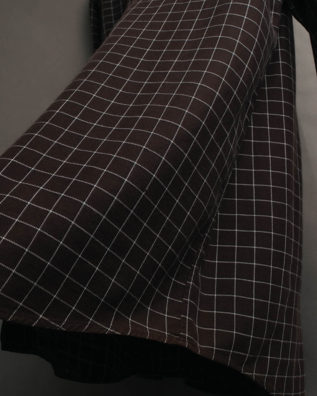 -SPECIAL- “HERMES” 90’s-00’s Windowpane checked sellier button shirt