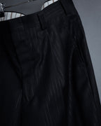 "BALENCIAGA" Chalk stripe pattern long silhouette set up