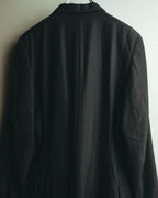“COMME des GARCONS” 90’s black tailored long coat
