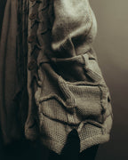 "ARMANI COLLEZIONI" 00's-10's Textured linen knit cardigan