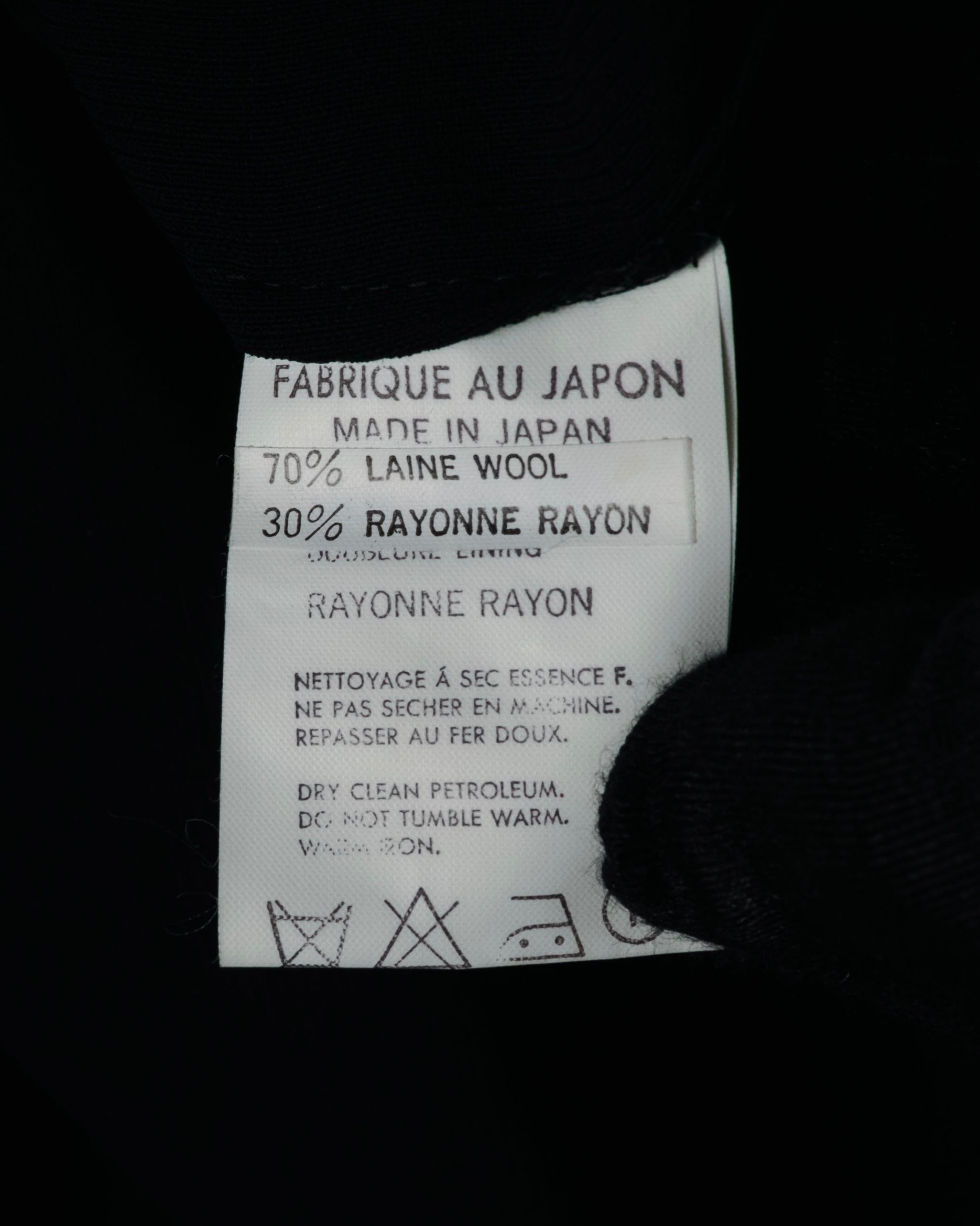 "Y’s" 00’s Asymmetric pleated-back three-button jacket