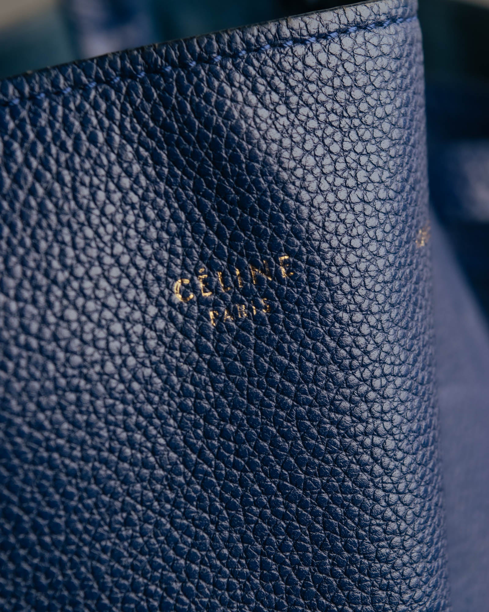 "CÉLINE" 10's Minimal leather tote bag