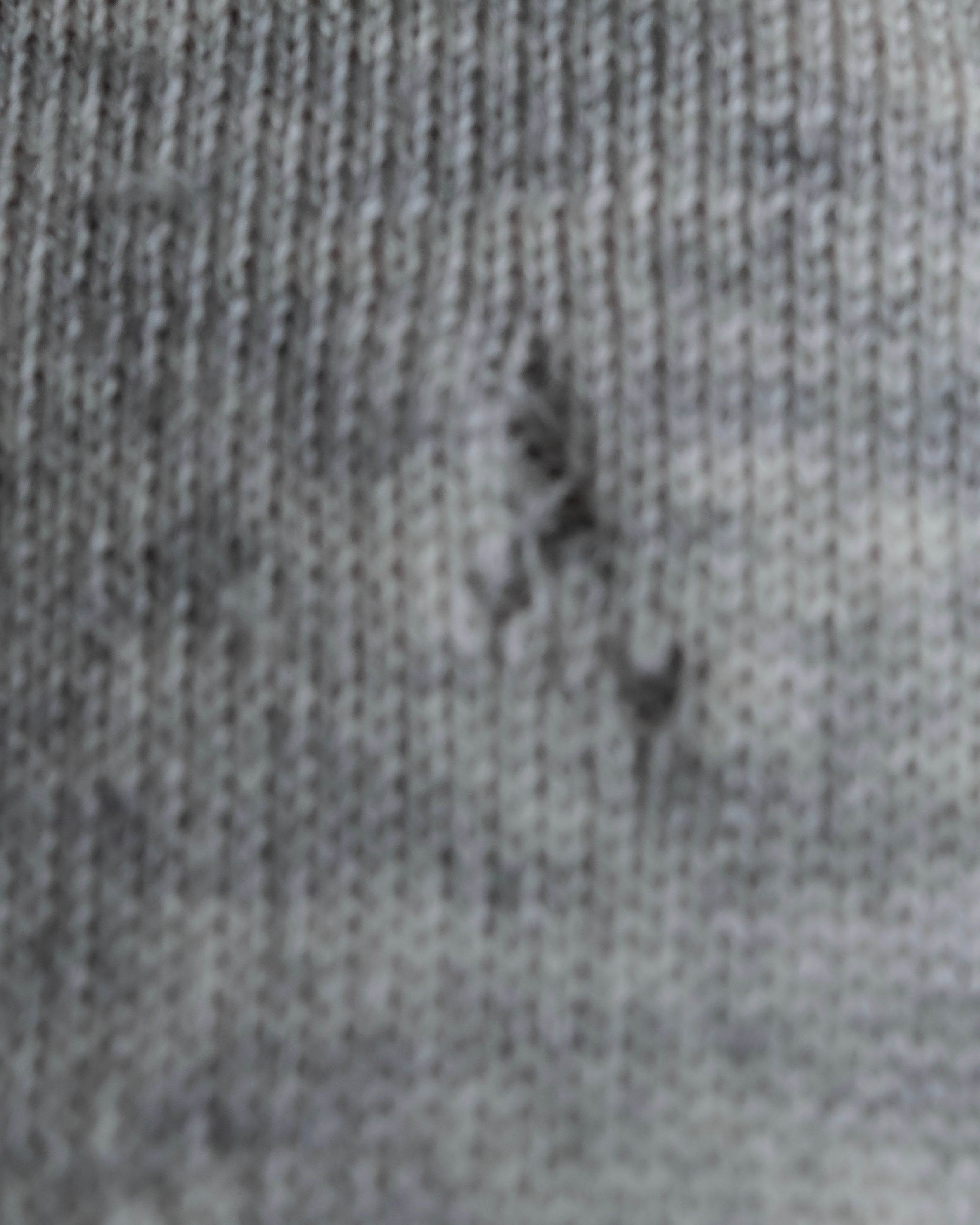 "JIL SANDER" Solid texture V neck mixed knit