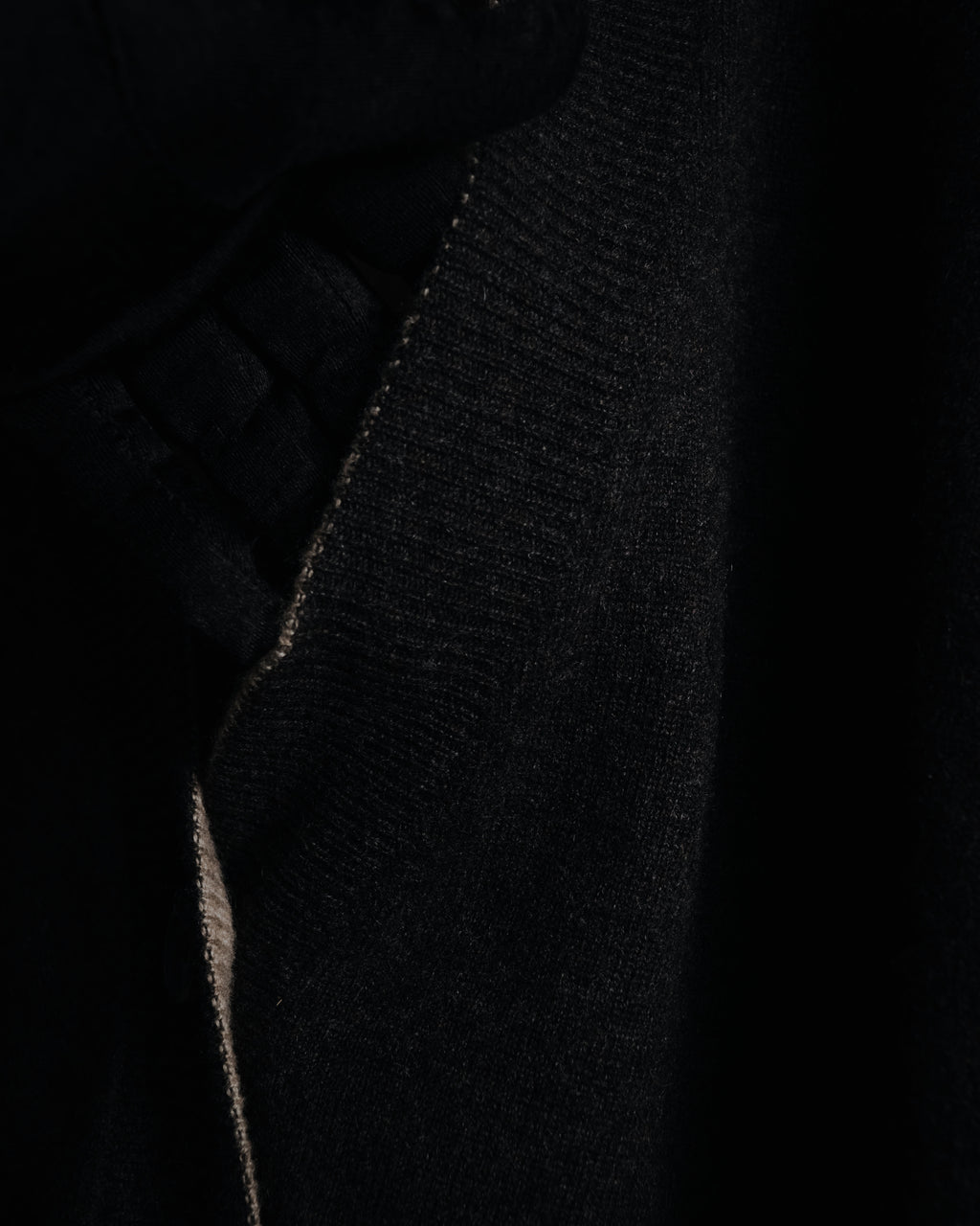 –SPECIAL– "HERMES" 90’s-00’s Double-faced reversible linen cotton cardigan